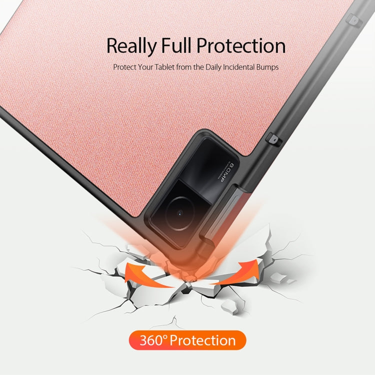 For Xiaomi Redmi Pad 10.61 DUX DUCIS Domo Series Magnetic Flip Leather Tablet Case
