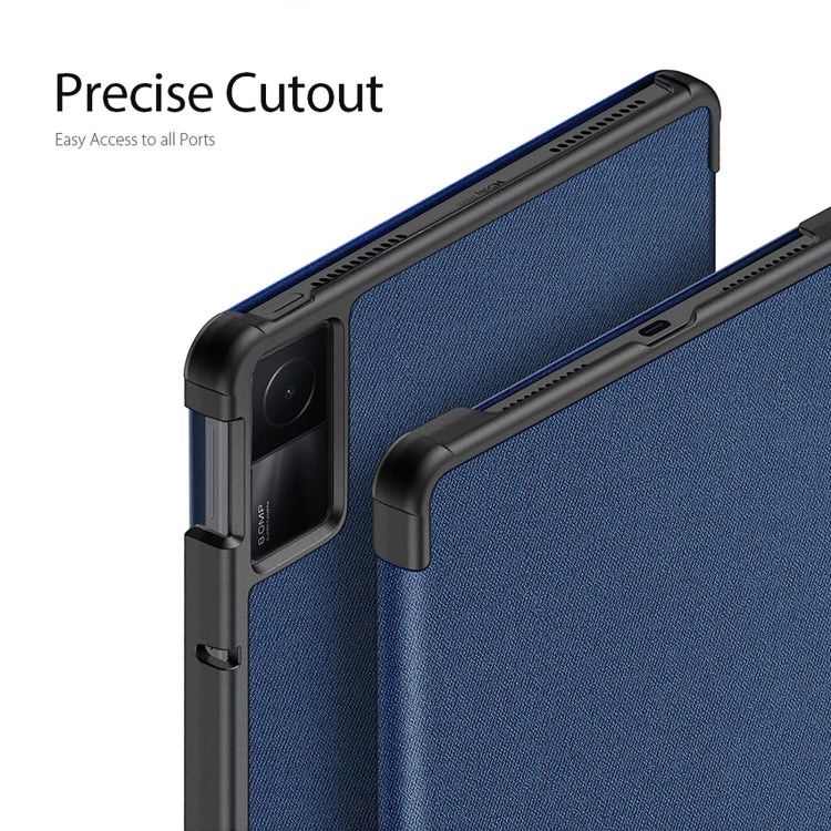 For Xiaomi Redmi Pad 10.61 DUX DUCIS Domo Series Magnetic Flip Leather Tablet Case