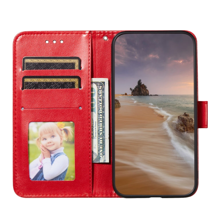 For iPhone 14 / 13 Flower Vine Embossing Flip Leather Phone Case