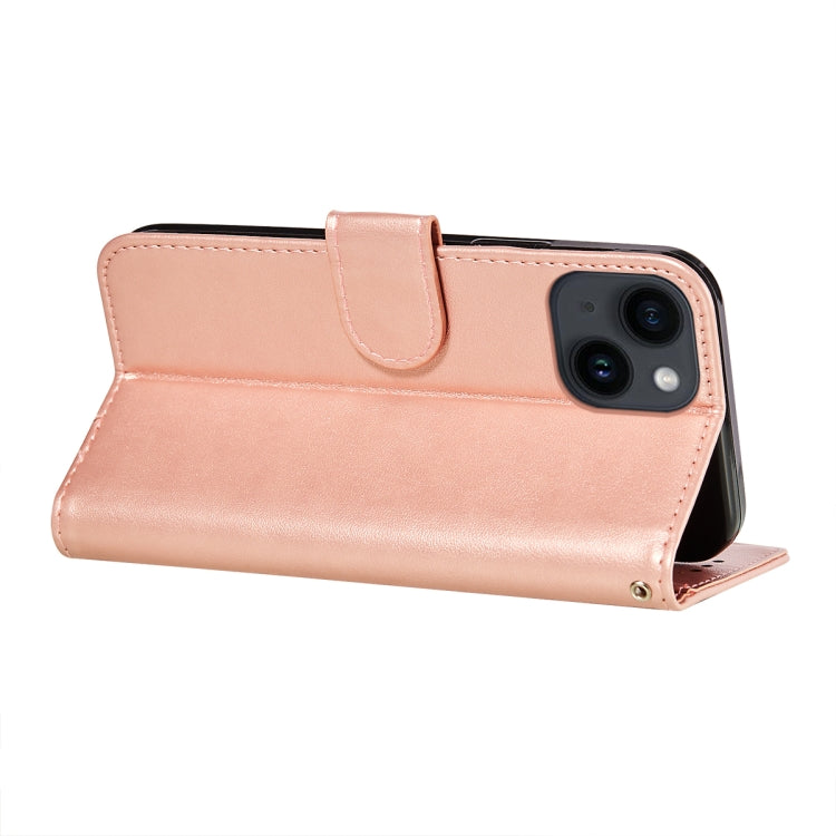 For iPhone 14 / 13 Flower Vine Embossing Flip Leather Phone Case
