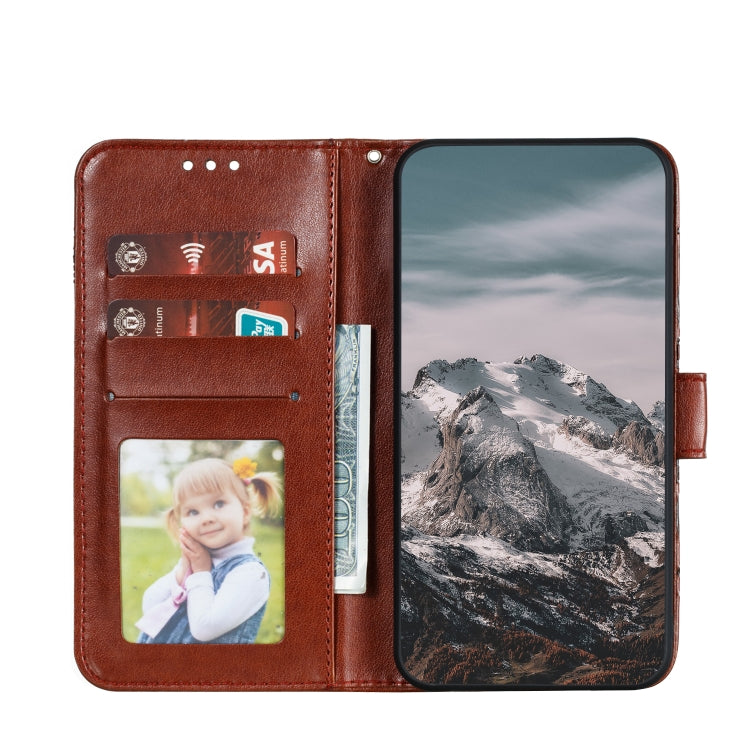 For iPhone 14 / 13 Sun Mandala Embossing Leather Phone Case