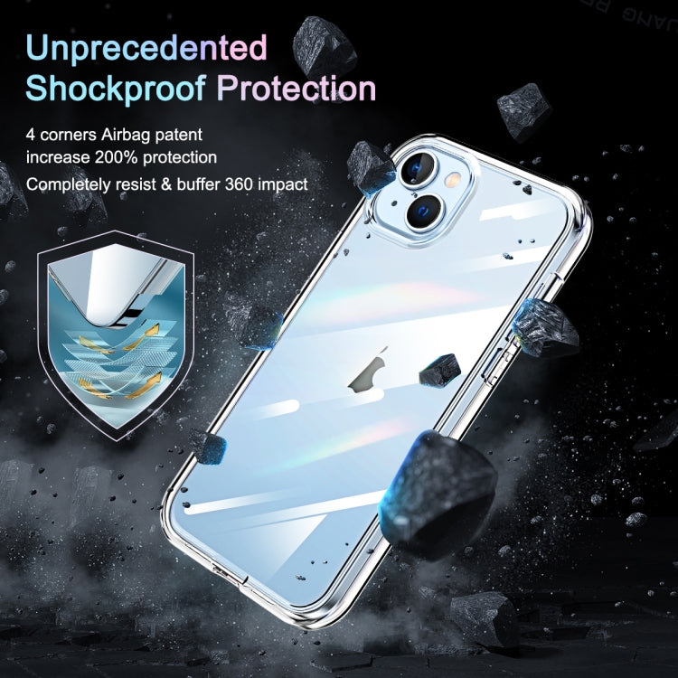 For iPhone 14 360 Full Body Clear Phone Case(Transparent)