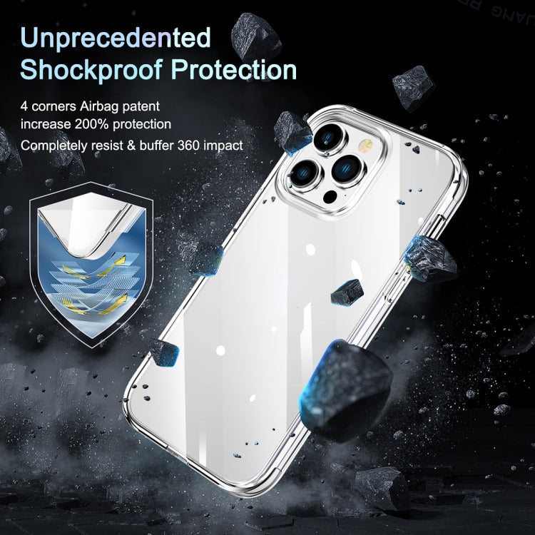 For iPhone 14 Pro 360 Full Body Clear Phone Case(Transparent)