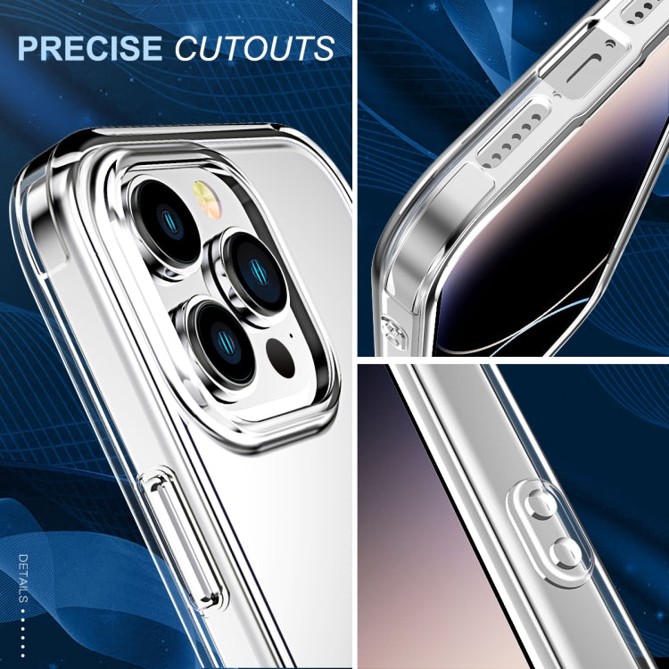 For iPhone 14 Pro 360 Full Body Clear Phone Case(Transparent)