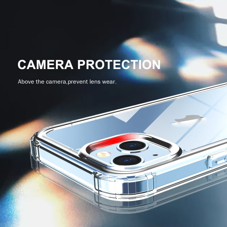 For iPhone 14 360 Full Body Clear Four Corner Airbags Phone Case(Transparent)