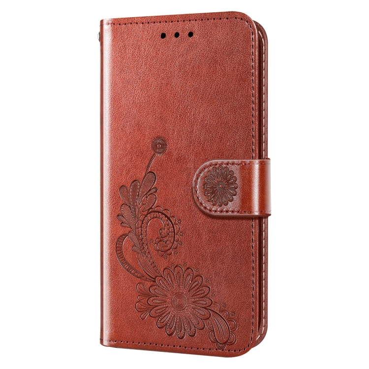 For iPhone 14 / 13 Lace Lotus Embossing Flip Leather Phone Case