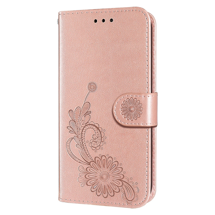 For iPhone 14 Pro Lace Lotus Embossing Flip Leather Phone Case