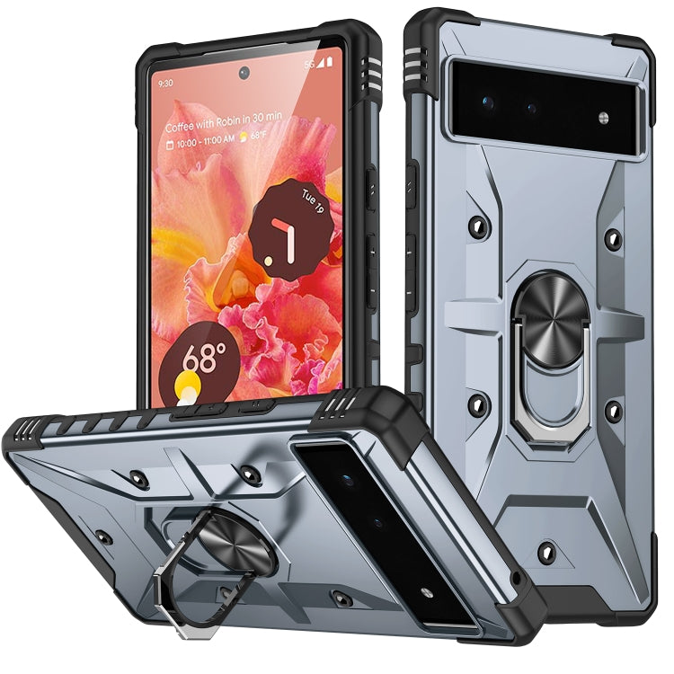 For Google Pixel 6 Ring Holder Phone Case