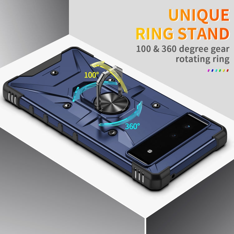 For Google Pixel 6 Ring Holder Phone Case