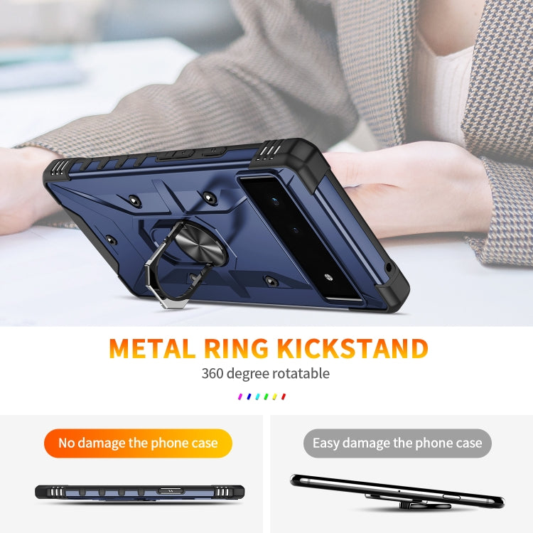 For Google Pixel 6 Ring Holder Phone Case