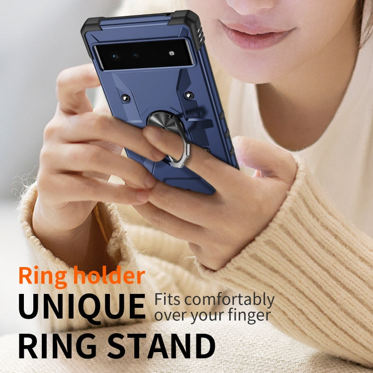 For Google Pixel 6 Ring Holder Phone Case