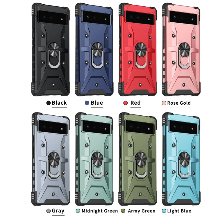 For Google Pixel 6a Ring Holder Phone Case