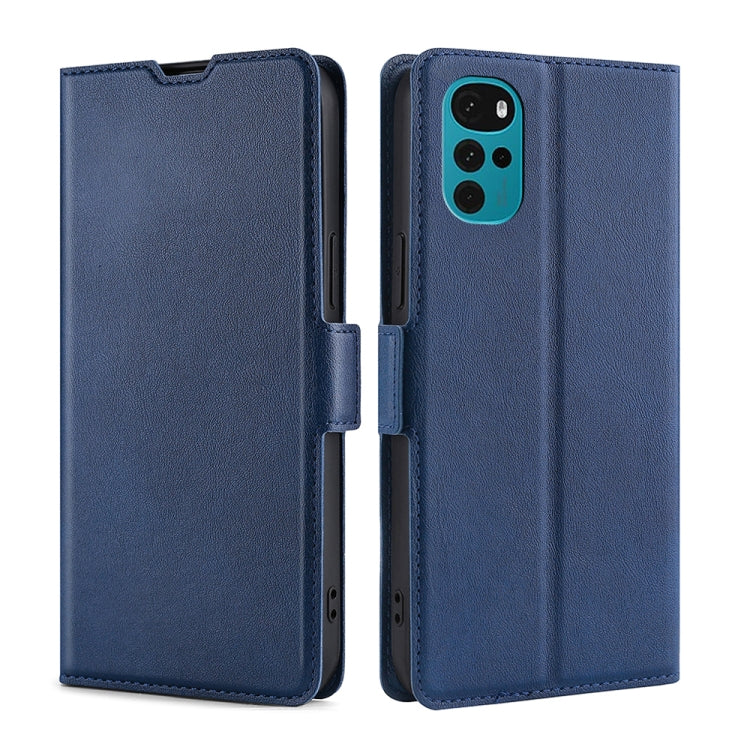 For Motorola Moto E32 India/E22s 4G Global Ultra-thin Voltage Side Buckle Horizontal Flip Leather Phone Case