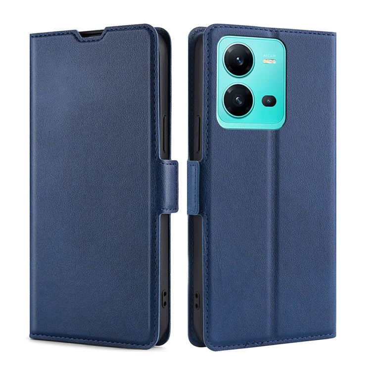 For vivo V25 5G/V25e 5G Ultra-thin Voltage Side Buckle Horizontal Flip Leather Phone Case