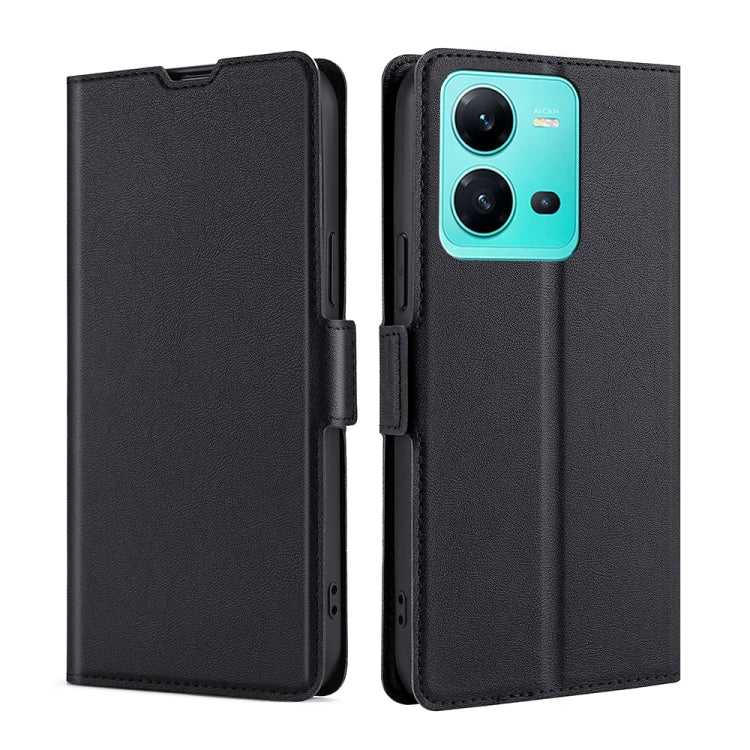 For vivo V25 5G/V25e 5G Ultra-thin Voltage Side Buckle Horizontal Flip Leather Phone Case