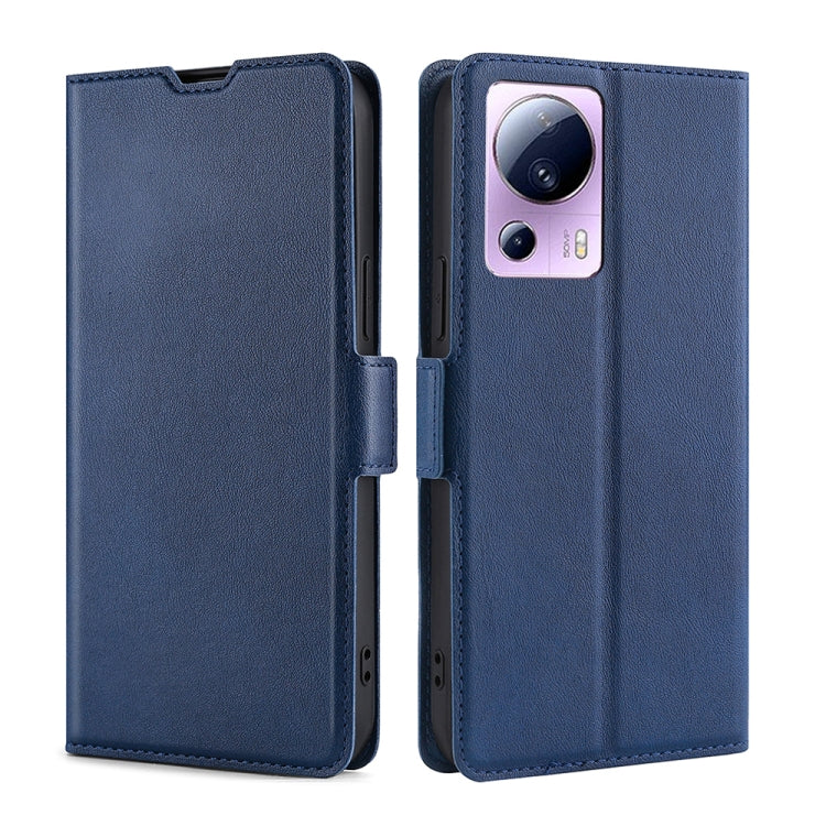For Xiaomi Civi 2 5G Ultra-thin Voltage Side Buckle Horizontal Flip Leather Phone Case