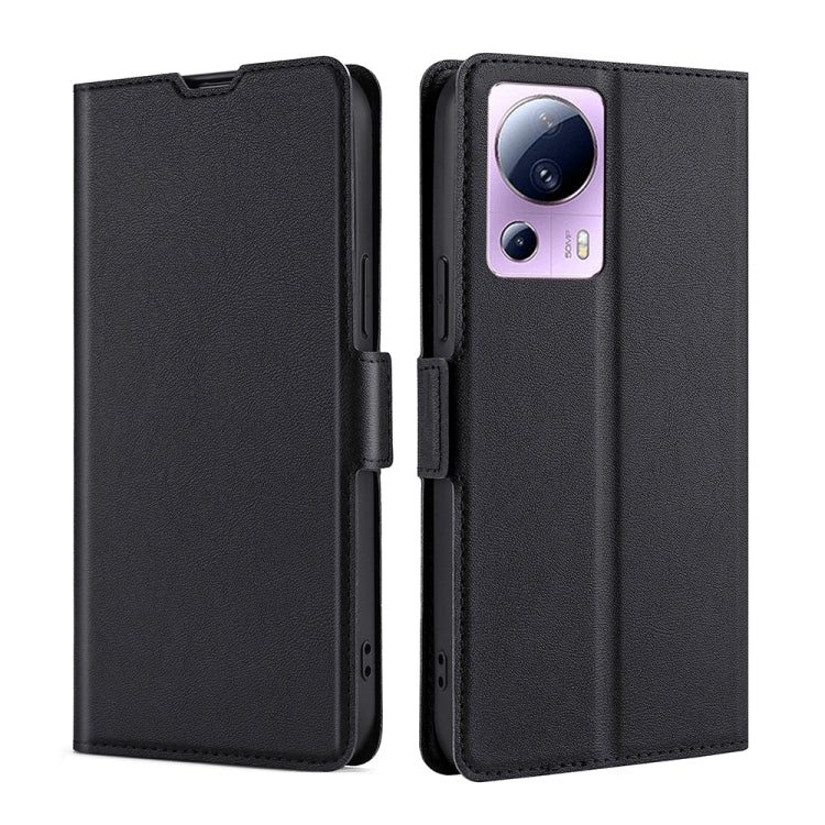 For Xiaomi Civi 2 5G Ultra-thin Voltage Side Buckle Horizontal Flip Leather Phone Case