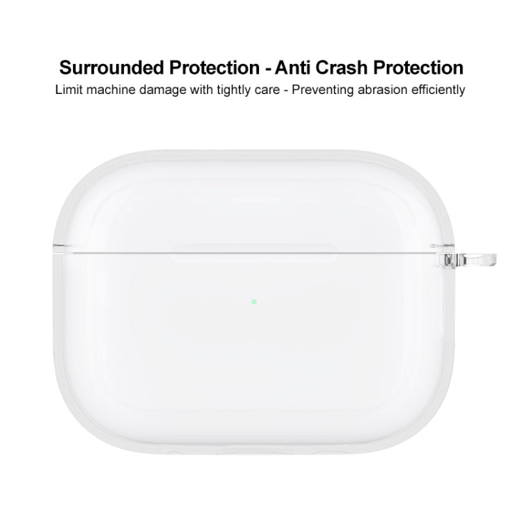 For AirPods Pro 2 imak UX-5 Series Transparent TPU Earphone Protective Case