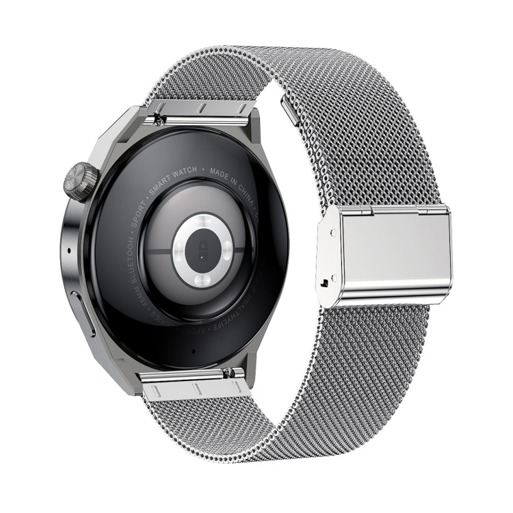 Ochstin 5HK46P 1.36 inch Round Screen Steel Strap Smart Watch with Bluetooth Call Function