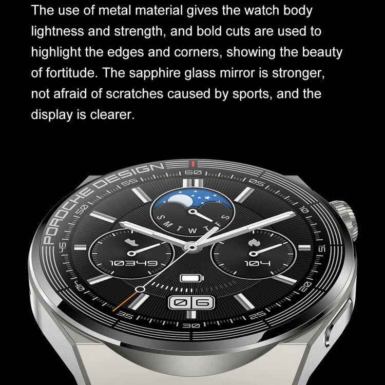 Ochstin 5HK46P 1.36 inch Round Screen Steel Strap Smart Watch with Bluetooth Call Function