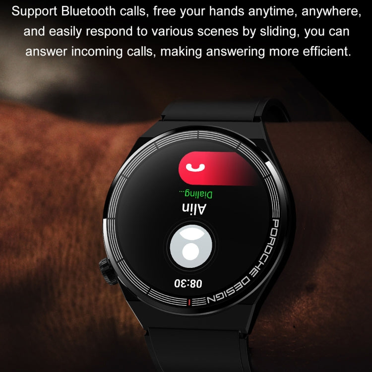 Ochstin 5HK46P 1.36 inch Round Screen Steel Strap Smart Watch with Bluetooth Call Function
