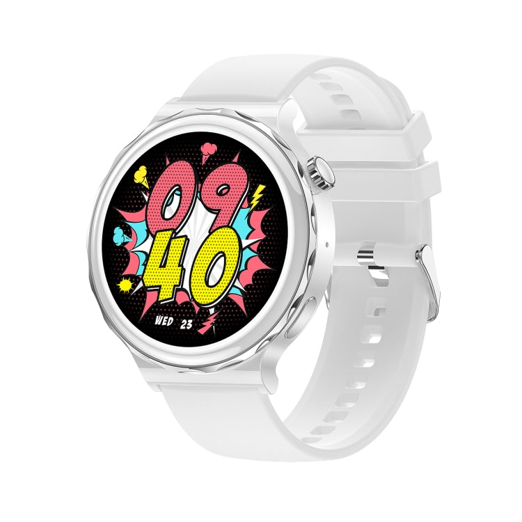 Ochstin 5HK43 1.32 inch Round Screen Smart Watch Supports Bluetooth Call Function/Blood Oxygen Monitoring, Strap:Silicone