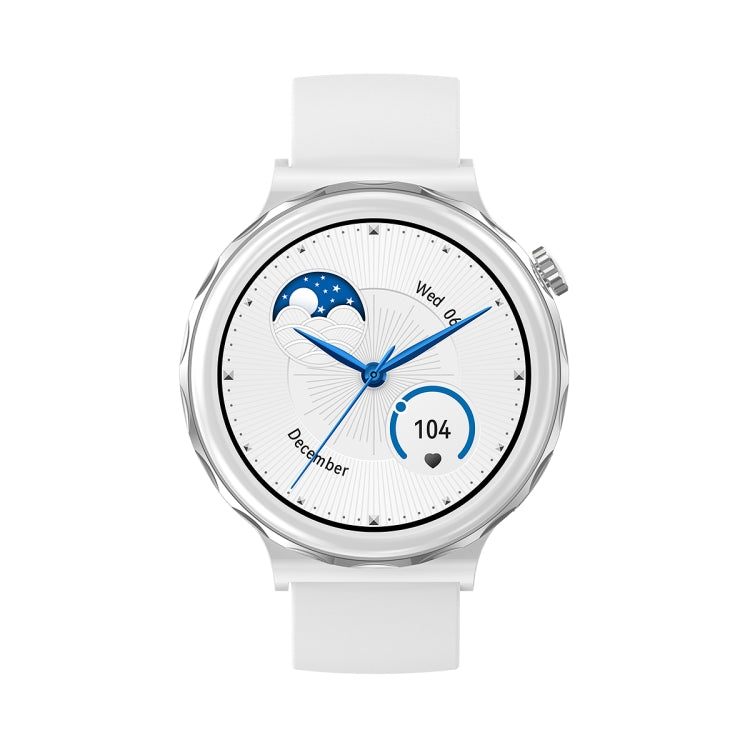 Ochstin 5HK43 1.32 inch Round Screen Smart Watch Supports Bluetooth Call Function/Blood Oxygen Monitoring, Strap:Silicone