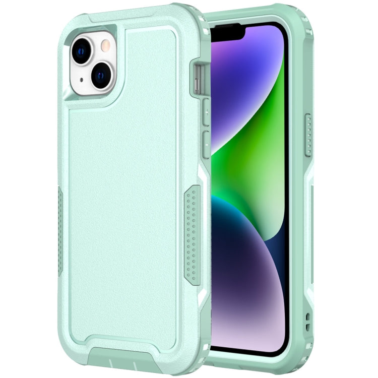 For iPhone 14 Plus 3 in 1 Soft TPU and Hard PC Phone Case