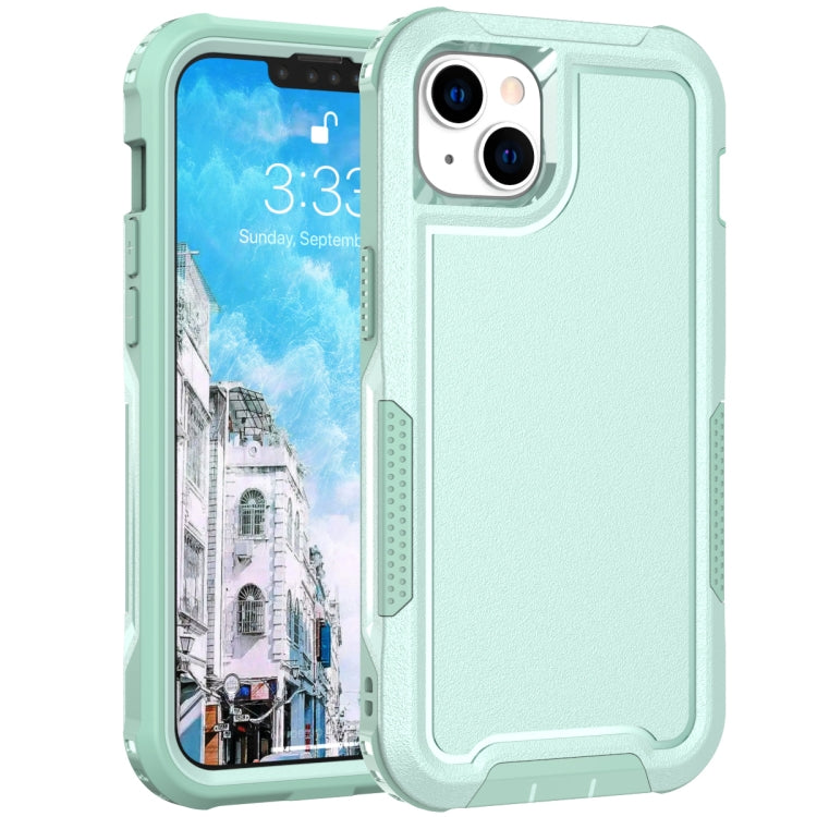 For iPhone 14 Plus 3 in 1 Soft TPU and Hard PC Phone Case