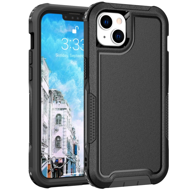 For iPhone 14 Plus 3 in 1 Soft TPU and Hard PC Phone Case