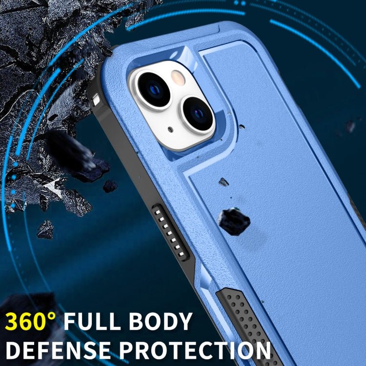 For iPhone 14 Plus 3 in 1 Soft TPU and Hard PC Phone Case
