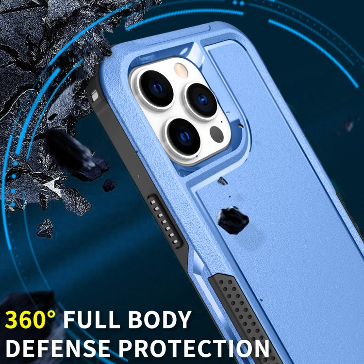 For iPhone 14 Pro 3 in 1 Soft TPU and Hard PC Phone Case