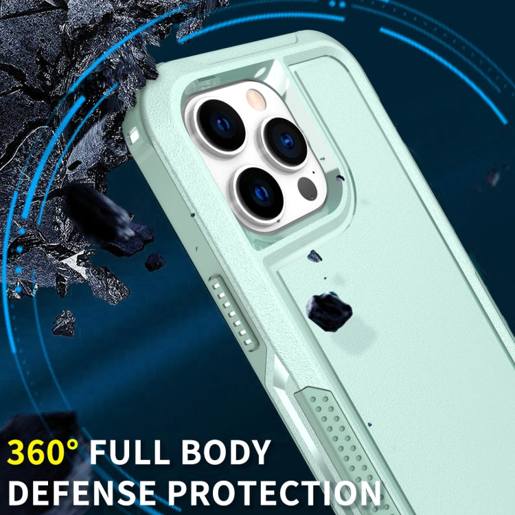 For iPhone 14 Pro Max 3 in 1 Soft TPU and Hard PC Phone Case