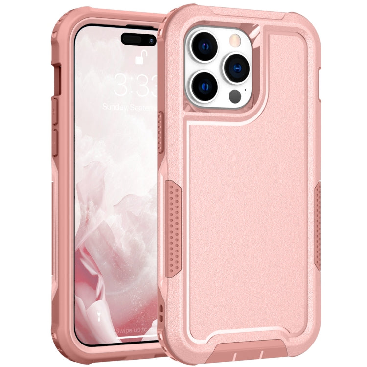 For iPhone 14 Pro Max 3 in 1 Soft TPU and Hard PC Phone Case