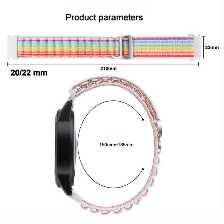 22mm Universal Nylon Loop Watch Band