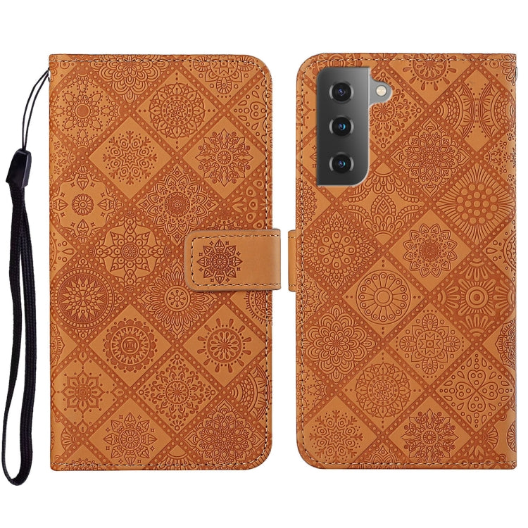 For Samsung Galaxy S23 5G Ethnic Style Embossed Pattern Leather Phone Case