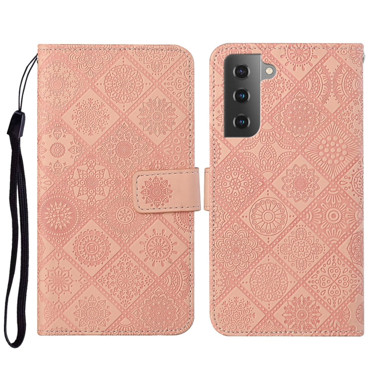 For Samsung Galaxy S23+ 5G Ethnic Style Embossed Pattern Leather Phone Case
