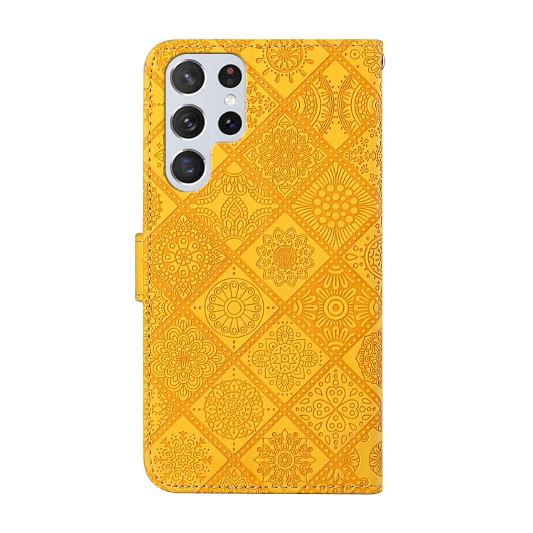 For Samsung Galaxy S23 Ultra 5G Ethnic Style Embossed Pattern Leather Phone Case