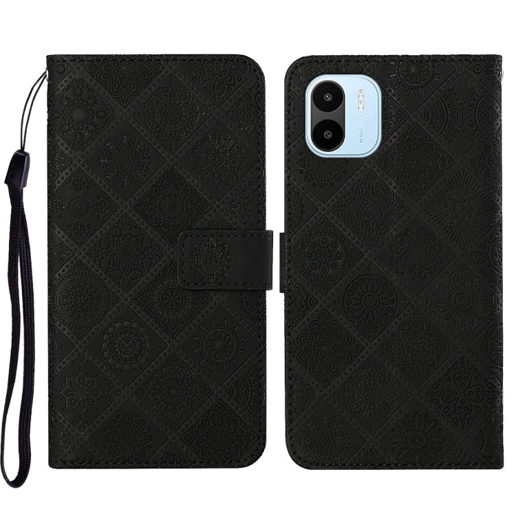 For Xiaomi Redmi A1 Ethnic Style Embossed Pattern Leather Phone Case
