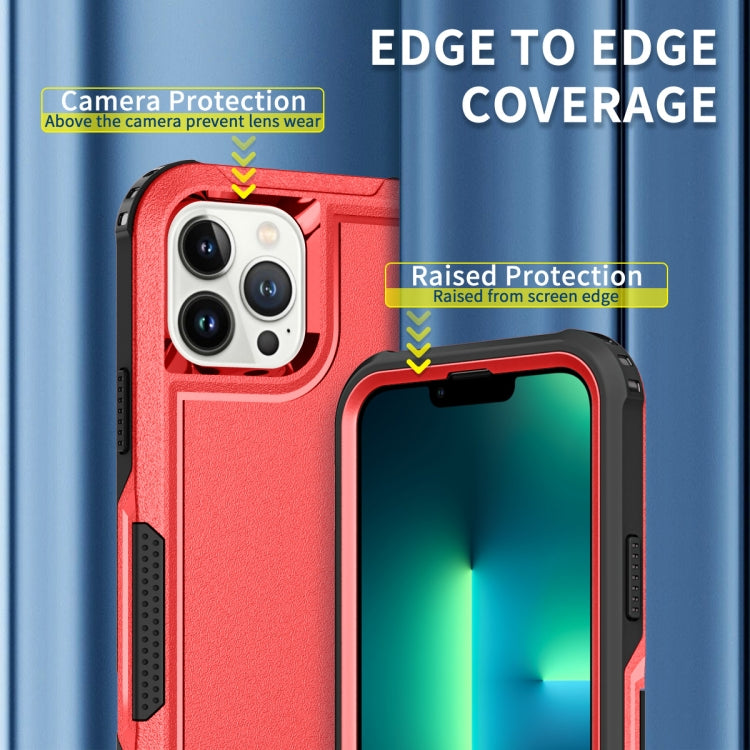 For iPhone 13 Pro 3 in 1 PC + TPU Shockproof Phone Case