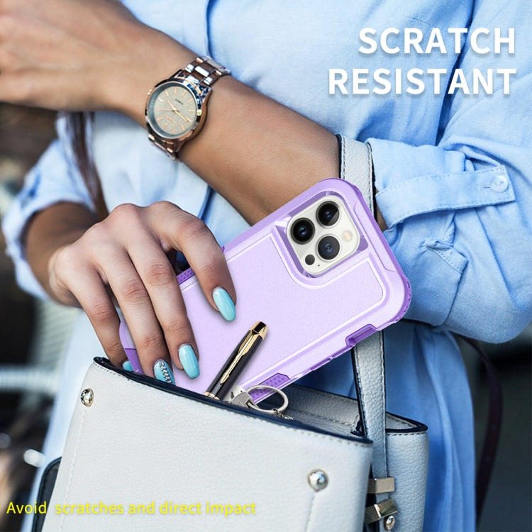 For iPhone 13 Pro 3 in 1 PC + TPU Shockproof Phone Case