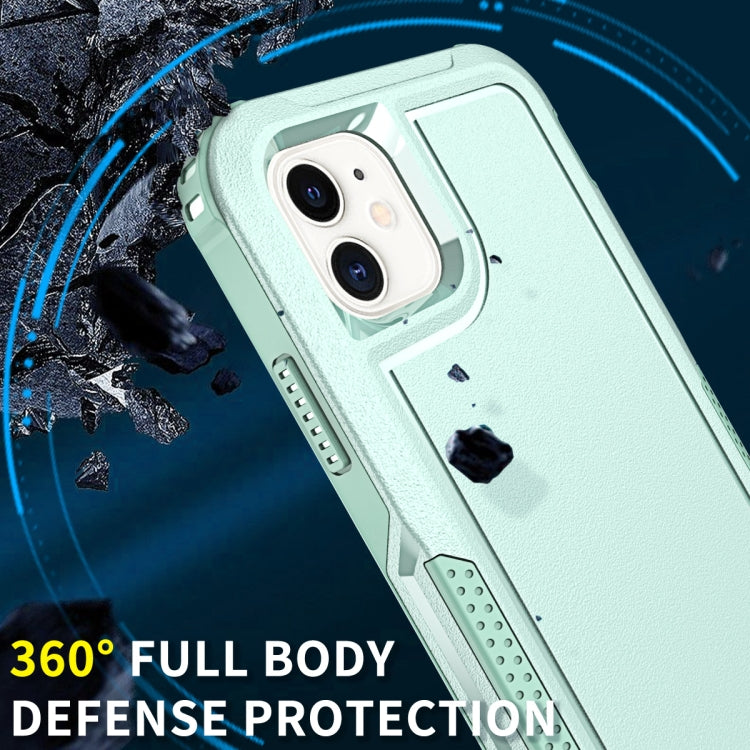 For iPhone 11 3 in 1 PC + TPU Shockproof Phone Case