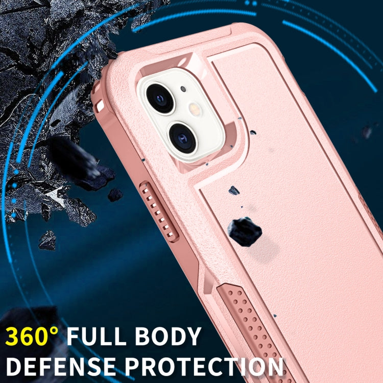 For iPhone 11 3 in 1 PC + TPU Shockproof Phone Case