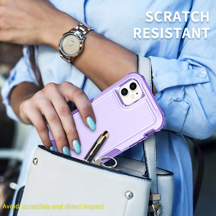 For iPhone 11 3 in 1 PC + TPU Shockproof Phone Case