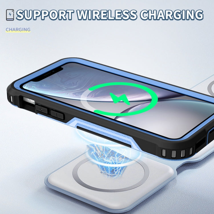 For iPhone XR 3 in 1 PC + TPU Shockproof Phone Case