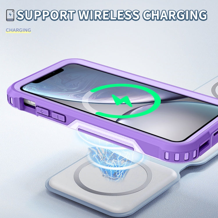 For iPhone XR 3 in 1 PC + TPU Shockproof Phone Case