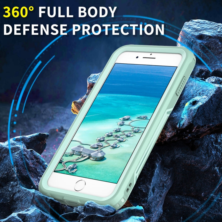 For iPhone 6 Plus / 7 Plus / 8 Plus 3 in 1 PC + TPU Shockproof Phone Case