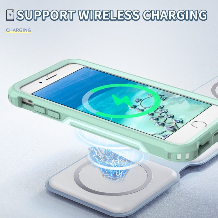 For iPhone 6 Plus / 7 Plus / 8 Plus 3 in 1 PC + TPU Shockproof Phone Case