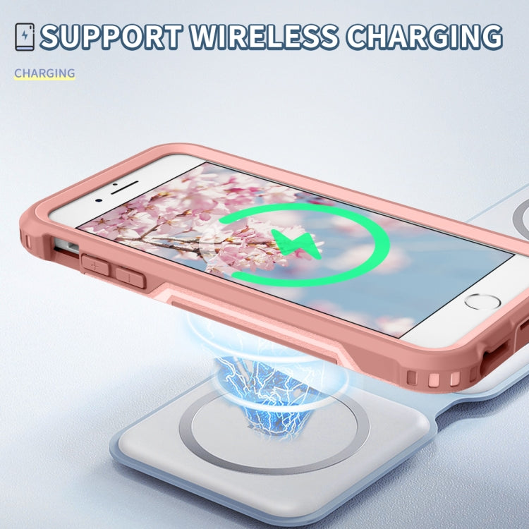 For iPhone 6 Plus / 7 Plus / 8 Plus 3 in 1 PC + TPU Shockproof Phone Case