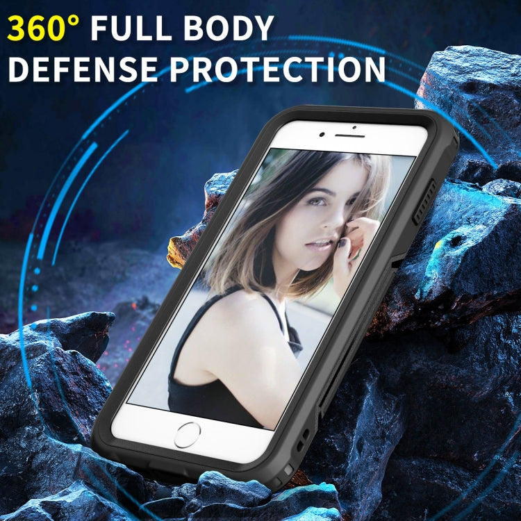 For iPhone 6 Plus / 7 Plus / 8 Plus 3 in 1 PC + TPU Shockproof Phone Case
